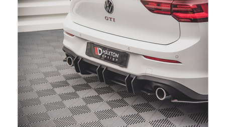 Racing Durability Rear Diffuser V.2 Volkswagen Golf 8 GTI Black