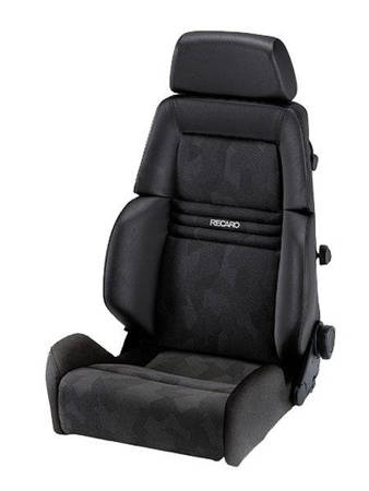 Racing Seat Recaro Expert M (LT/W) Artista Black / Artificial leather Black (=Miles)