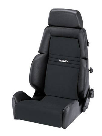 Racing Seat Recaro Expert S (LT/F) Dinamica Black / Artificial leather Black