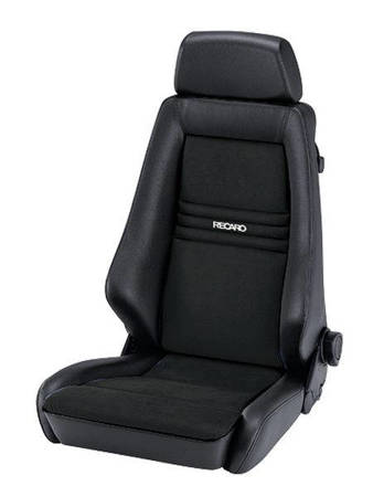 Racing Seat Recaro Specialist L (LX/X) Dinamica Black / Artificial leather Black