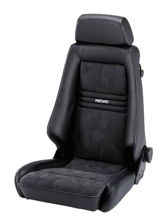 Racing Seat Recaro Specialist M (LX/W) Artista Black / Artificial leather Black