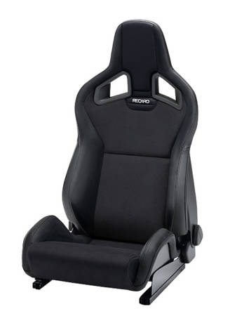 Racing Seat Recaro Sportster CS with heating Artificial leather Black / Dinamica Black