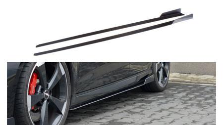 Racing Side Skirts Diffusers V.2 AUDI Audi RS3 8V FL Sportback