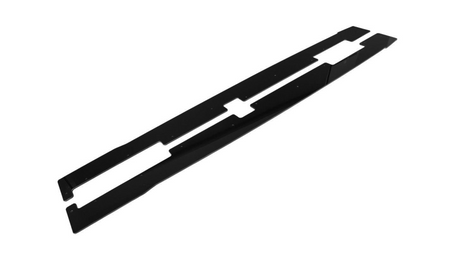 Racing Side Skirts Diffusers V.2 Ford Fiesta Mk8 ST / ST-Line Gloss Black