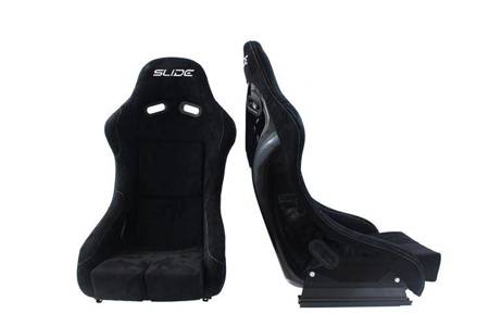 Racing seat SLIDE RS suede Black S