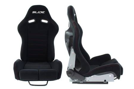 Racing seat SLIDE X3 material Black L