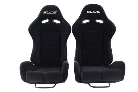 Racing seat SLIDE X3 material Black M