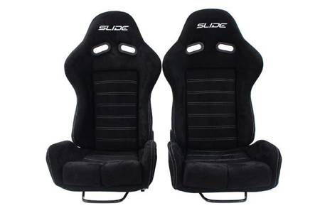 Racing seat SLIDE X3 suede Black S