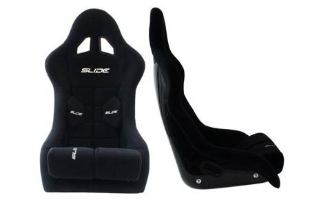 Racing seat Slide GT FIA Suede Black