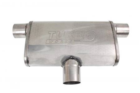 Rear Center Muffler 63.5mm TurboWorks LT 304SS 355mm