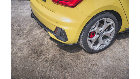 Rear Side Splitters Audi A1 S-Line GB Gloss Black