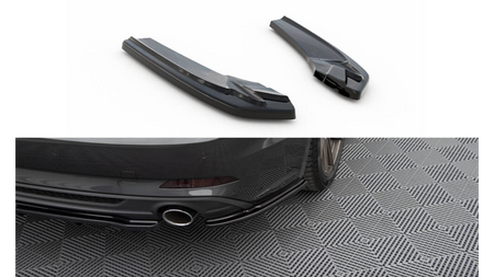 Rear Side Splitters Audi A5 S-Line F5 Sportback Gloss Black