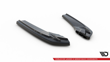 Rear Side Splitters Audi A5 S-Line F5 Sportback Gloss Black