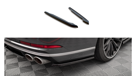 Rear Side Splitters Audi S8 D5 Gloss Black