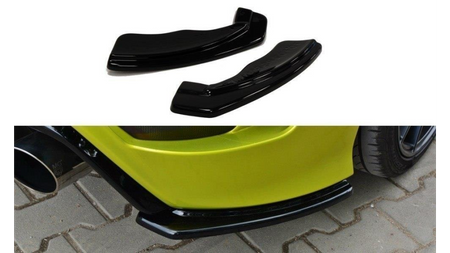 Rear Side Splitters Ford Focus RS Mk2 Gloss Black