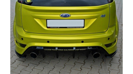 Rear Side Splitters Ford Focus RS Mk2 Gloss Black