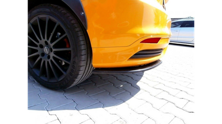Rear Side Splitters Ford Focus ST Mk3 Hatchback Gloss Black