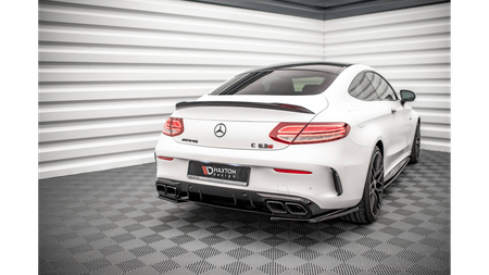 Rear Side Splitters Mercedes-AMG C 63AMG Coupe C205 Facelift Gloss Black