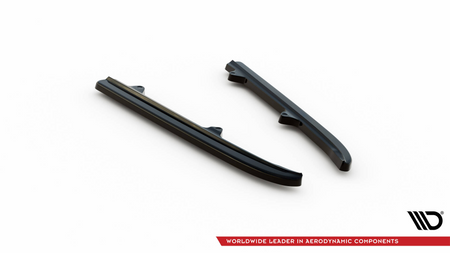 Rear Side Splitters Mercedes-Benz CLS C218 Gloss Black