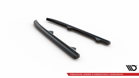 Rear Side Splitters Mercedes-Benz CLS C218 Gloss Black