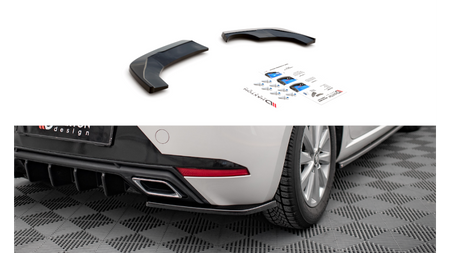 Rear Side Splitters Seat Ibiza FR Mk5 Gloss Black