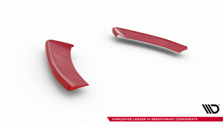 Rear Side Splitters V.2 Volkswagen Golf GTI Mk7 Facelift RED