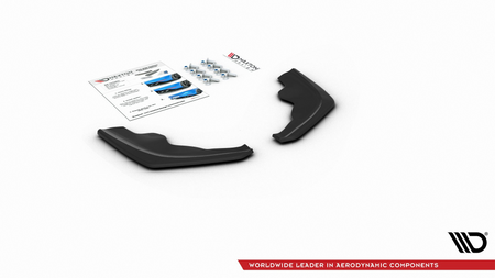 Rear Side Splitters V.2 for BMW 1 F40 M-Pack Gloss Black