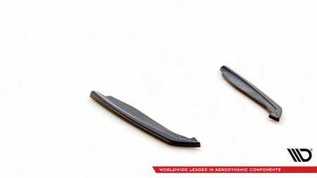 Rear Side Splitters for V.2 BMW M8 Gran Coupe F93 Gloss Black