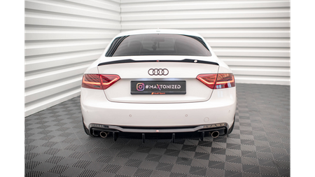 Rear Valance Audi A5 Coupe 8T Facelift (Version with single exhausts on both sides)