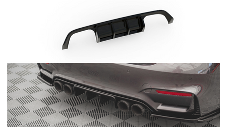 Rear Valance BMW M4 F82 Gloss Black