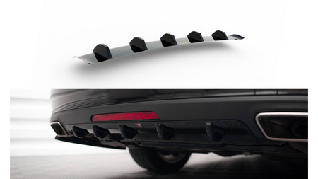 Rear Valance Mercedes-Benz CLS C218 Gloss Black