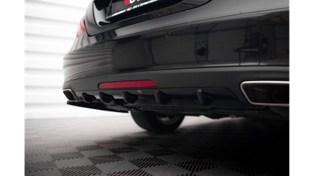 Rear Valance Mercedes-Benz CLS C218 Gloss Black