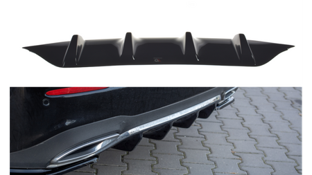 Rear Valance Mercedes-Benz E43 AMG / AMG-Line W213 Gloss Black