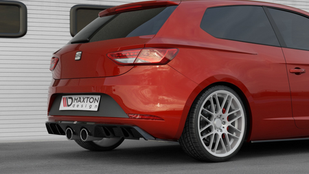 Rear Valance V.2 Seat Leon Cupra Mk3 FL Hatchback Gloss Black