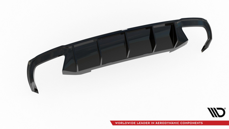 Rear Valance V.2 Skoda Octavia RS Mk3 / Mk3 FL Hatchback / Estate Gloss Black \ Diesel