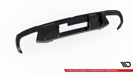 Rear Valance V.2 Skoda Octavia RS Mk3 / Mk3 FL Hatchback / Estate Gloss Black \ Gasoline