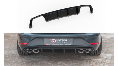 Rear Valance V.3 Seat Leon Cupra ST Mk3 FL Gloss Black