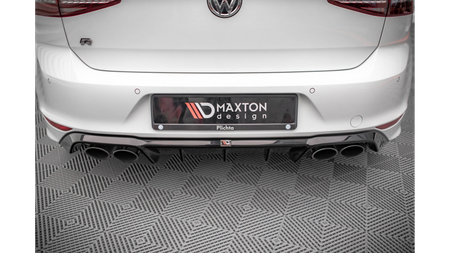 Rear Valance Volkswagen Golf R Mk7 Gloss Black