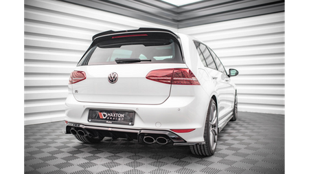 Rear Valance Volkswagen Golf R Mk7 Gloss Black