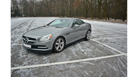 SIDE SKIRTS DIFFUSERS MERCEDES-BENZ SLK R172 Gloss Black