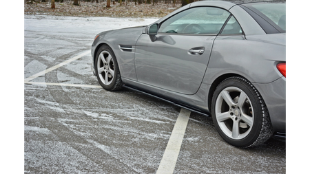 SIDE SKIRTS DIFFUSERS MERCEDES-BENZ SLK R172 Gloss Black