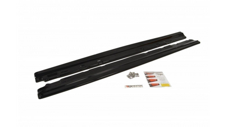 SIDE SKIRTS DIFFUSERS MERCEDES C-CLASS W204 (FACELIFT) Gloss Black