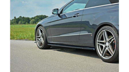 SIDE SKIRTS DIFFUSERS Mercedes E W212 Gloss Black