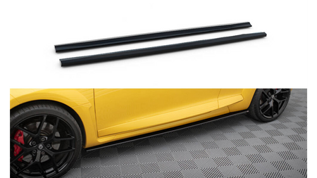 SIDE SKIRTS DIFFUSERS RENAULT MEGANE 3 RS Gloss Black