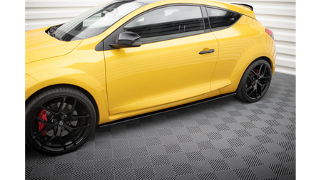 SIDE SKIRTS DIFFUSERS RENAULT MEGANE 3 RS Gloss Black