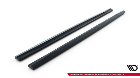 SIDE SKIRTS DIFFUSERS RENAULT MEGANE 3 RS Gloss Black