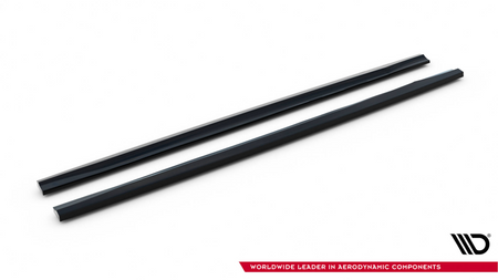 SIDE SKIRTS DIFFUSERS RENAULT MEGANE 3 RS Gloss Black