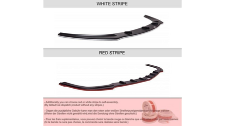 SIDE SKIRTS DIFFUSERS V.1 for BMW 3 E46 MPACK COUPE Gloss Black