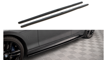 SIDE SKIRTS DIFFUSERS V.2 BMW 1 F20 M135i / M140i / M-Pack Gloss Black