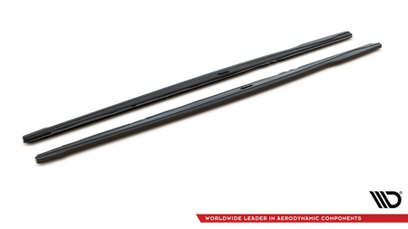 SIDE SKIRTS DIFFUSERS V.2 BMW 1 F20 M135i / M140i / M-Pack Gloss Black